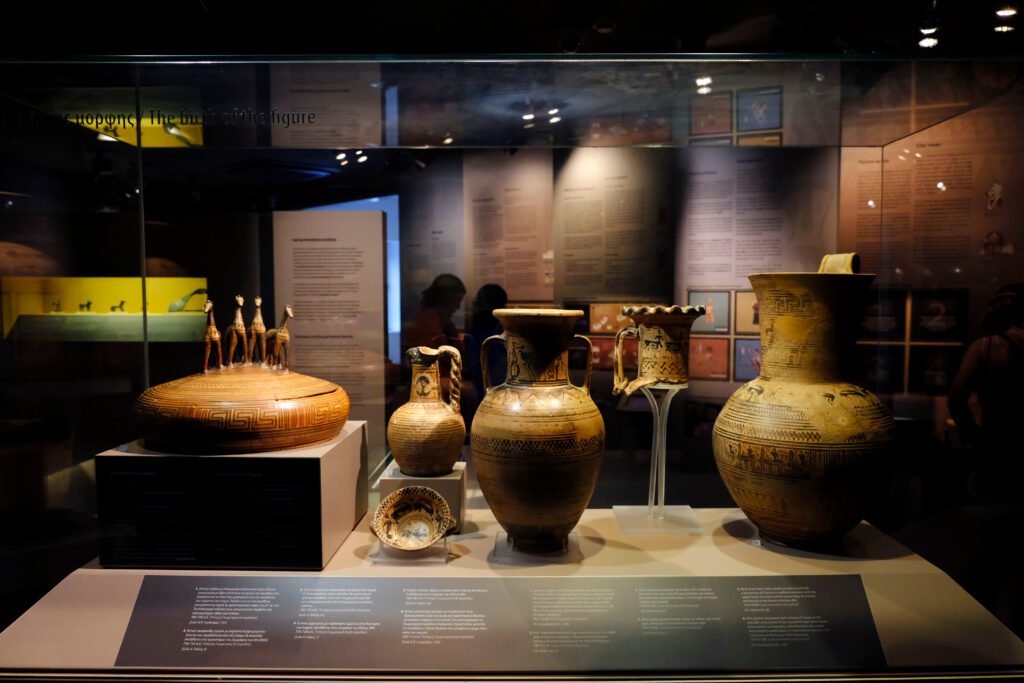 Vases at the Museum of Cycladic Art