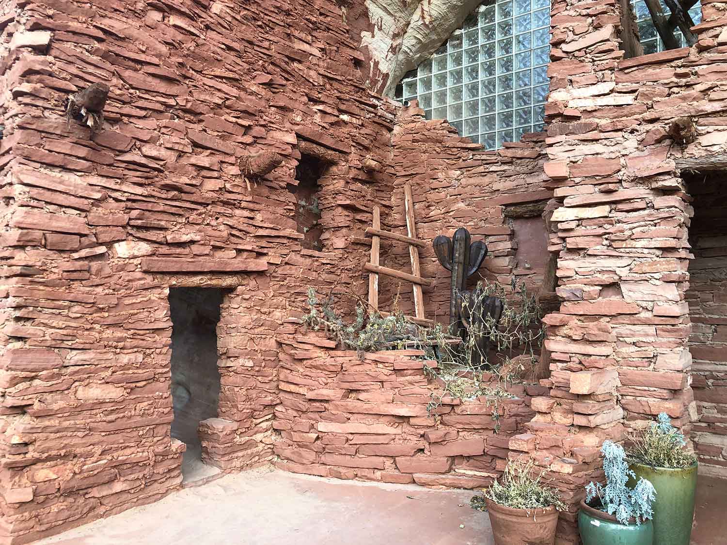 The Ancestral Puebloans used Moqui Cave as a shelter