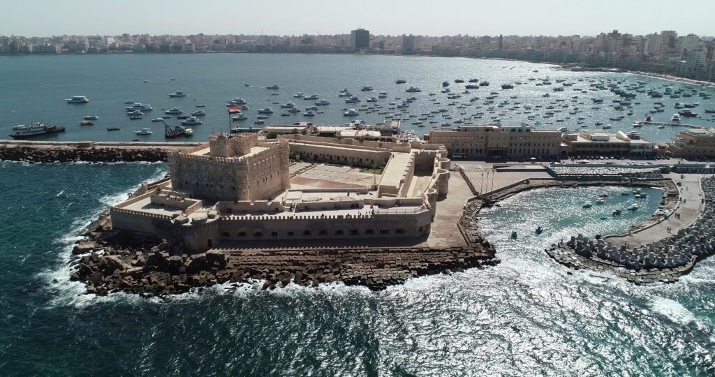Aerial View of the Citadel of Quaitbay