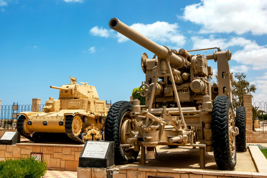 Tanks at the El Alamein War Museum