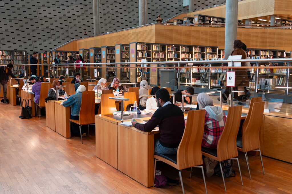 Inside Library of Alexandria