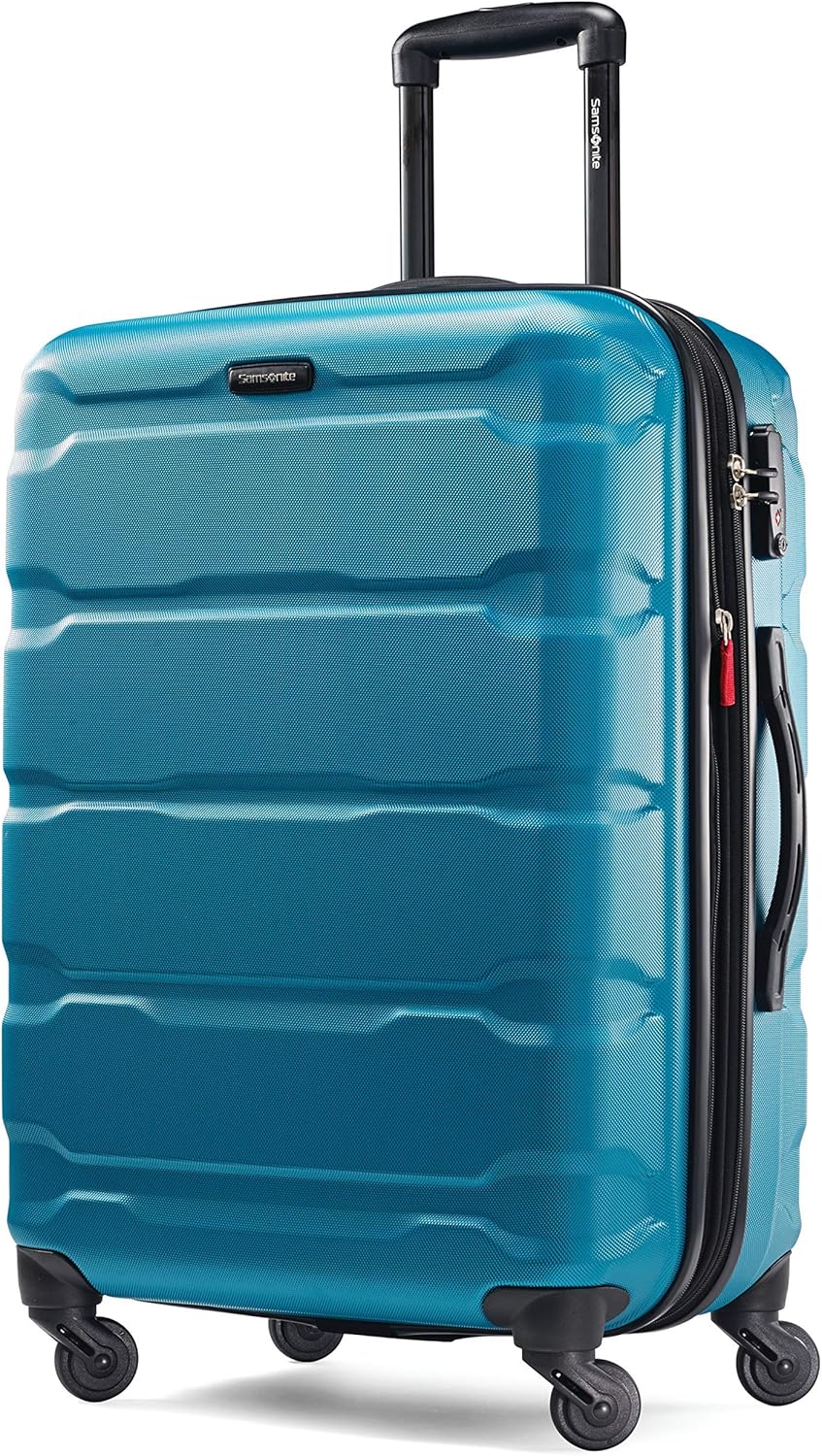 Samsonite Omni PC Hardside Expandable Luggage with Spinner Wheels, Caribbean Blue
