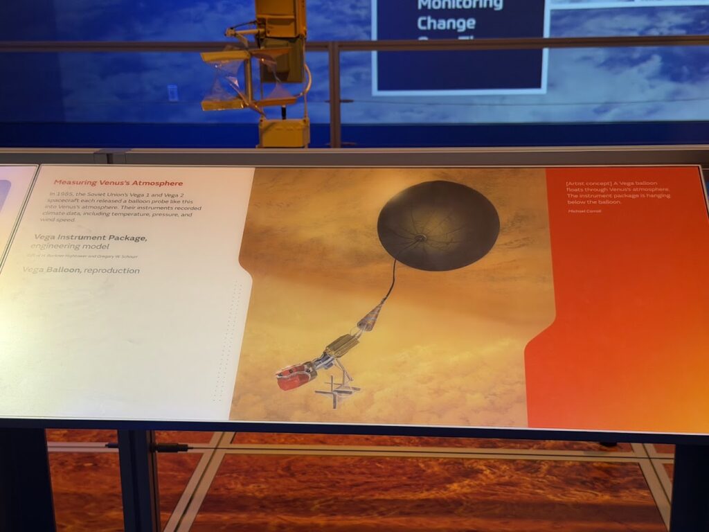 Balloon probe for measuring venus's temperature