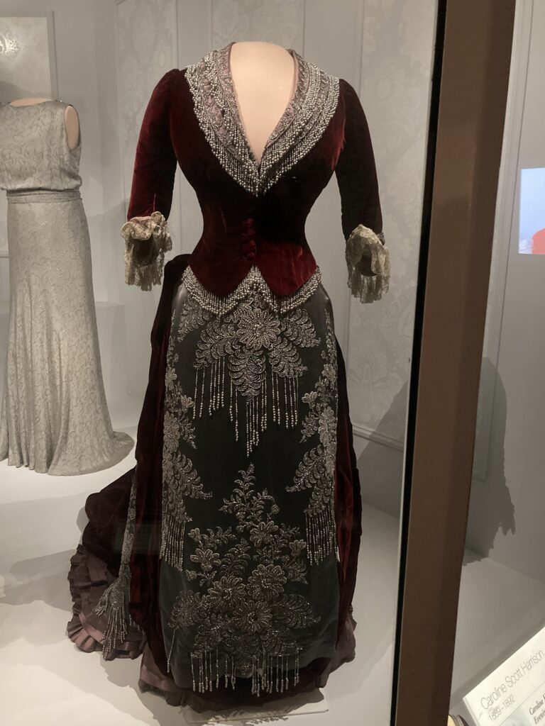 Caroline Harrison Inaugural Ball Gown 1