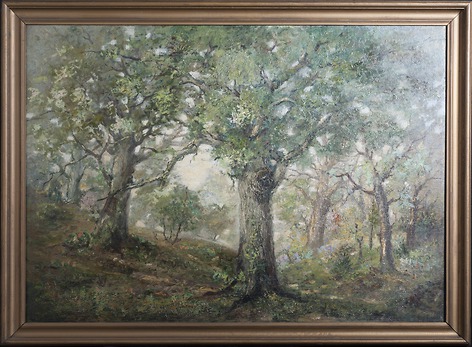 Morning Mist, Thomas Hunster, 1915. Oil on canvas
