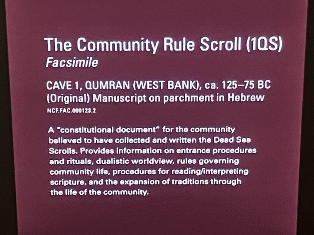 Dead Sea Scrolls
