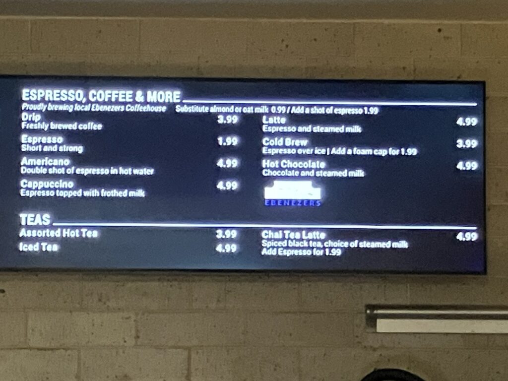 Milk + Honey Café (Mezzanine)