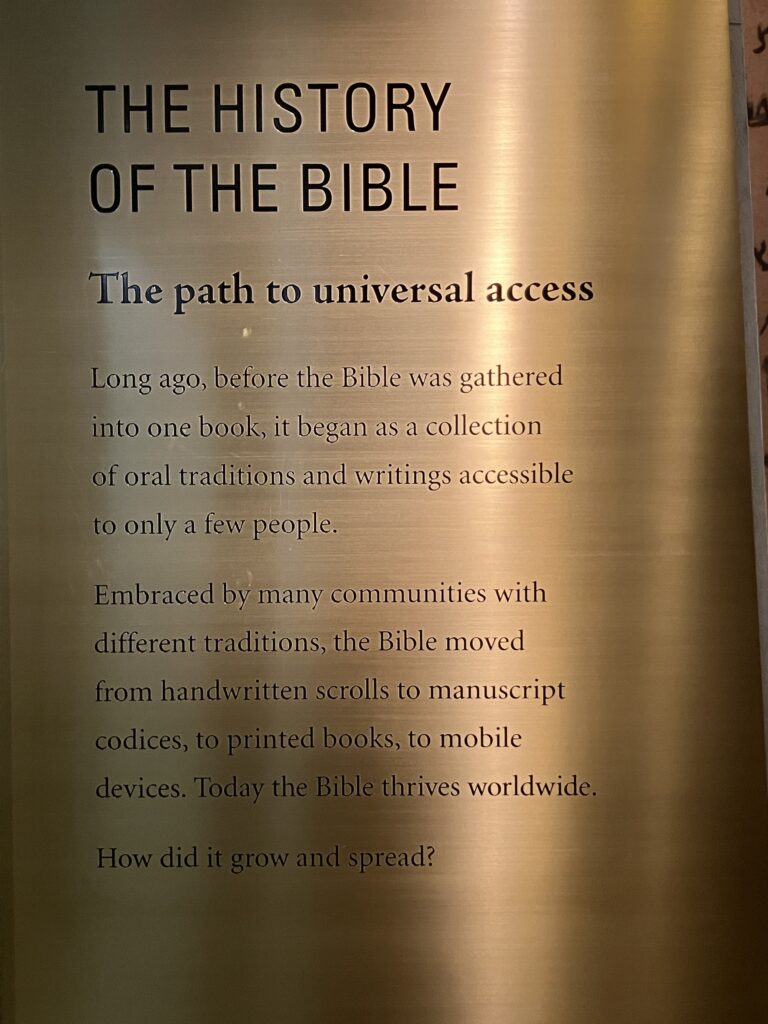 The History of the Bible - In the beginning