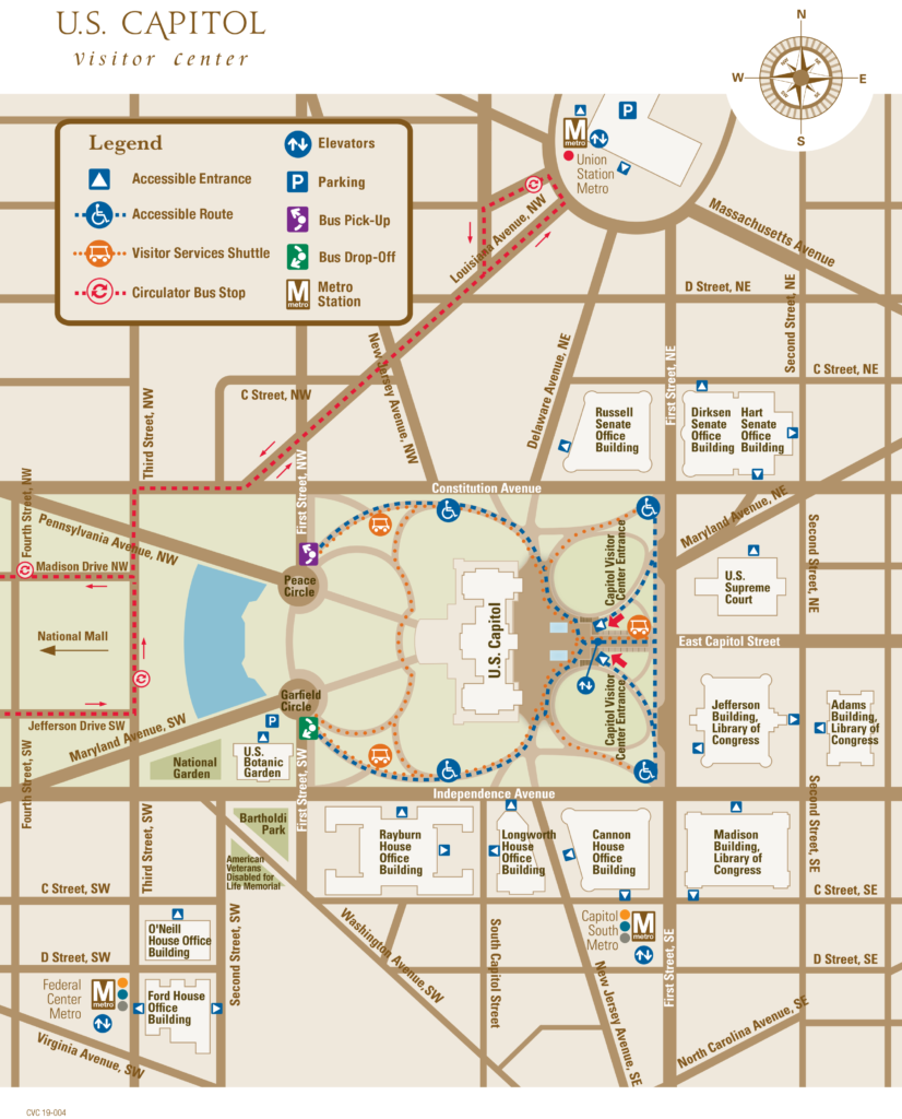 U.S. Capitol Map