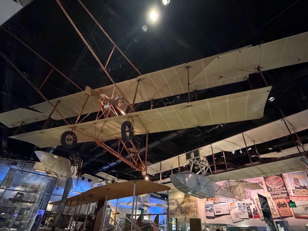 Wright 1909 Military Flyer at the Smithsonian National Air and Space Museum in Washington, D.C.